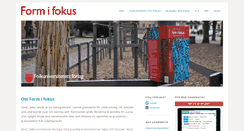 Desktop Screenshot of formifokusabc.se